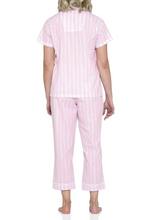 Load image into Gallery viewer, Magnolia Lounge Cotton PJ Set - Valencia Stripe
