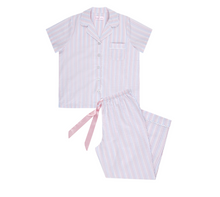 Load image into Gallery viewer, Magnolia Lounge Cotton PJ Set - Valencia Stripe
