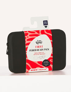 Love Luna First Period ready Pack - Black