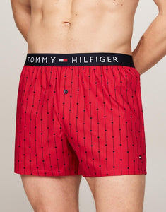 Tommy Hilfiger Original Woven Boxer Shorts - Red