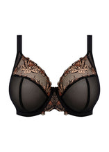 Load image into Gallery viewer, Elomi Teagan UW Plunge Bra - Black/Almond
