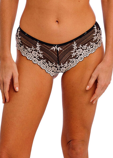 Wacoal Embrace Lace Tanga - Black