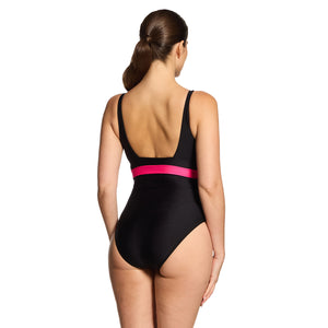 Zoggs Squareback One Piece - Safari Leaf