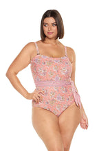 Load image into Gallery viewer, Capriosca Seychelles Underwire Bandeau One Piece
