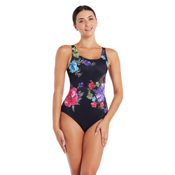 Zoggs Adjustable Scoop Back One Piece - Sea Velvet