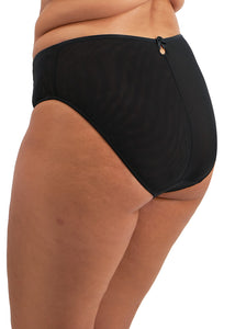 Elomi Teagan High Leg Brief - Black/Almond