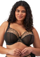 Load image into Gallery viewer, Elomi Teagan UW Plunge Bra - Black/Almond
