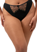 Load image into Gallery viewer, Elomi Teagan Thong - Black/Almond
