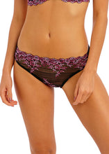 Load image into Gallery viewer, Wacoal Embrace Lace Bikini Brief - Black/Berry
