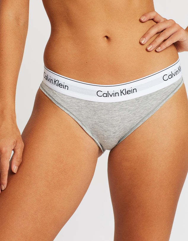 Calvin Klein Cotton Bikini - Grey Heather